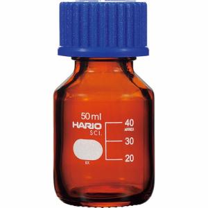 HARIO ボトル 耐熱ねじ口瓶(茶) 50ml (NBB-50-SCI)｜orangetool