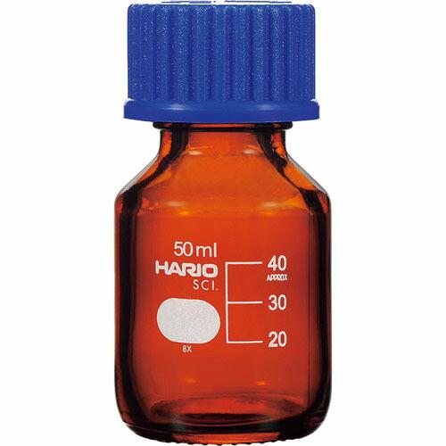 HARIO ボトル 耐熱ねじ口瓶(茶) 50ml (NBB-50-SCI)