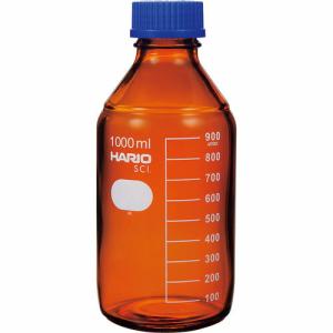 HARIO ボトル 耐熱ねじ口瓶(茶) 1000ml (NBB-1L-SCI)｜orangetool