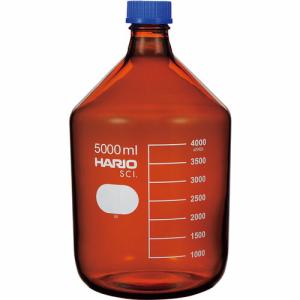 HARIO ボトル 耐熱ねじ口瓶(茶) 5000ml ( NBB-5L-SCI ) ハリオサイエンス(株)｜orangetool