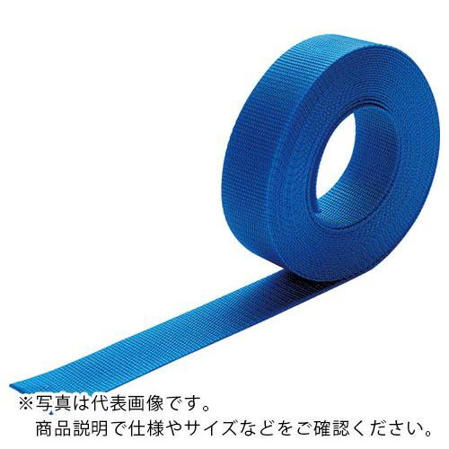 TRUSCO ナイロン平ベルト 1.6t×38mm×5m 青 ( TNB385-B )