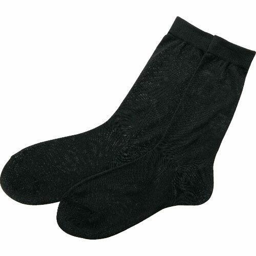 TRUSCO ポリエステル混合靴下 黒 5足組 25~27cm ( PSC-BK ) トラスコ中山(...