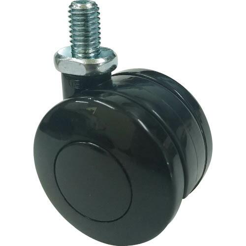 TRUSCO ねじ込み双輪キャスター ナイロン車輪 自在 Φ50 M10 ( TDN50-M10 )...