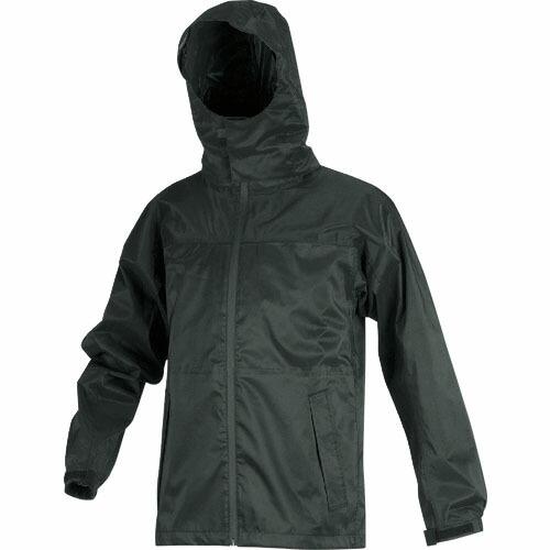 TRUSCO フードが回るストレッチレインスーツ ツバつき ブラック M ( NRSR-BK-M )...