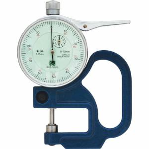 SK ダイヤルシクネスゲージ 測定子:鋼 測定範囲0~10mm ( WDT-10SPS ) 新潟精機(株)｜orangetool