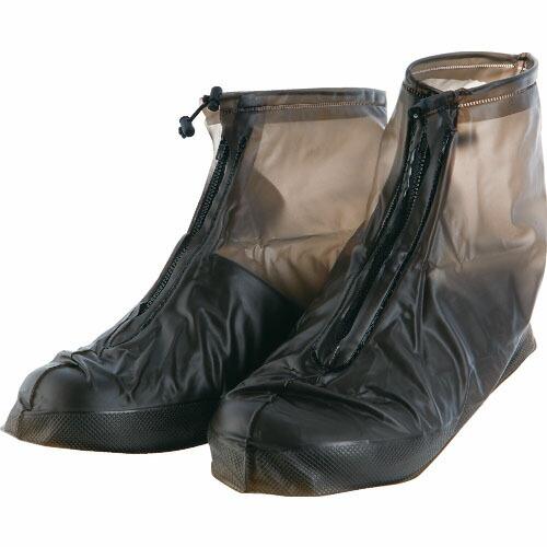 TRUSCO レインシューズカバー ジッパー付 Sサイズ(22.5~24.0) 黒 ( RSCS-B...