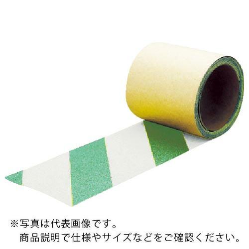 TRUSCO 蛍光ノンスリップテープ 屋外用 50mmX10m グリーン・ホワイト ( TKNS-5...