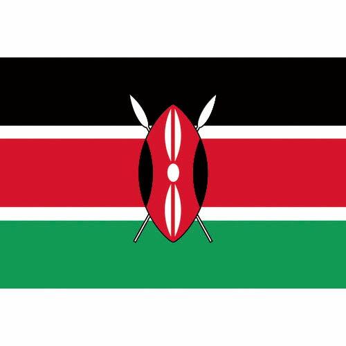 東京製旗 卓上旗(16×24cm)ケニア ( 406261 ) 東京製旗(株)