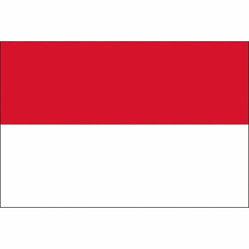 東京製旗 国旗No.1(70×105cm) インドネシア ( 416129 ) 東京製旗(株)