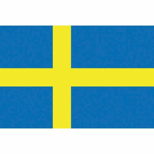 東京製旗 国旗No.1(70×105cm) スウェ-デン ( 416342 ) 東京製旗(株)