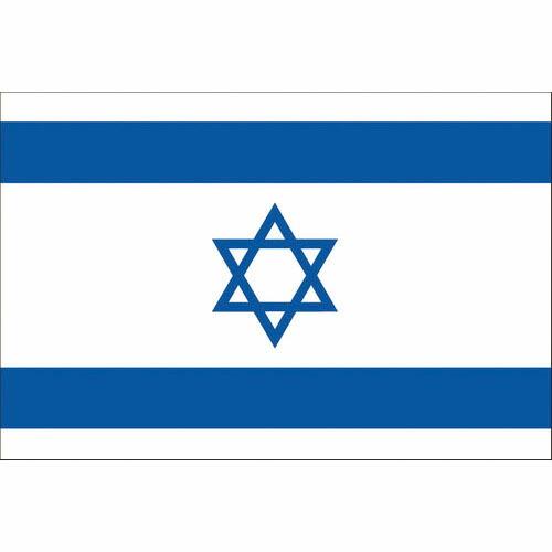 東京製旗 国旗No.2(90×135cm) イスラエル ( 426124 ) 東京製旗(株)