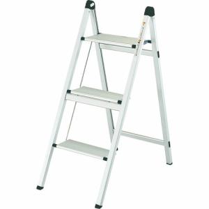 【SALE価格】TRUSCO 薄型幅広踏台(片側昇降タイプ) 3段 高さ800mm ( TAU-3UF ) トラスコ中山(株)｜orangetool