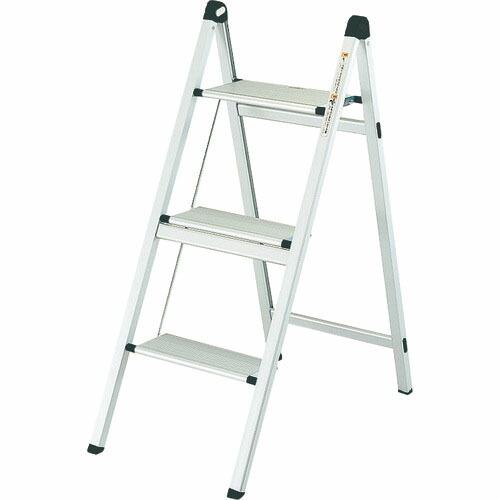 【SALE価格】TRUSCO 薄型幅広踏台(片側昇降タイプ) 3段 高さ800mm ( TAU-3U...