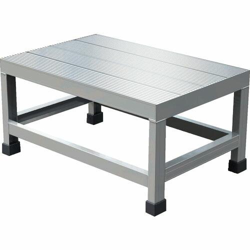 【SALE価格】TRUSCO アルミ製溶接一体構造型作業台 一段(完成品) W600×D400×H3...