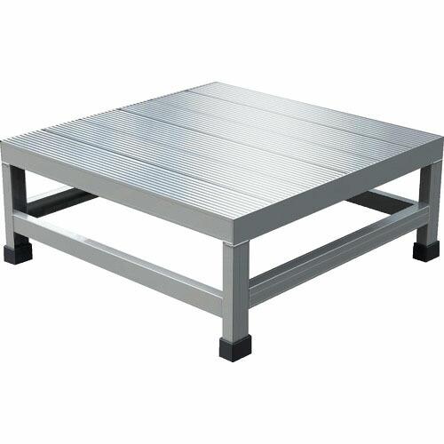 TRUSCO アルミ製溶接一体構造型作業台 一段(完成品) W600×D600×H250 ( WTD...