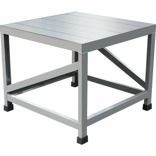 TRUSCO アルミ製溶接一体構造型作業台 一段(完成品) W600×D600×H500 ( WTD...