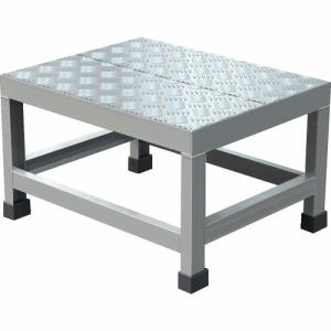 【SALE価格】TRUSCO アルミ製溶接一体構造型作業台 縞板タイプ 一段(完成品) W500×D400×H300 ( WTDBC-5430 ) トラスコ中山(株)｜orangetool