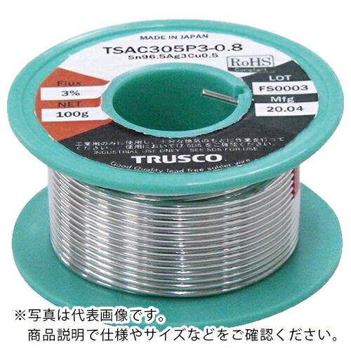 【SALE価格】TRUSCO 鉛フリーはんだ(やに入り) 100G巻1.2 ( TSAC305P3-...