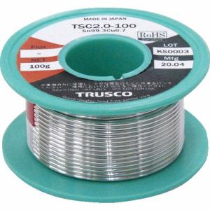 【SALE価格】TRUSCO 鉛フリーはんだ(配管・配線用)Φ2.0-100G ( TSC2.0-100 ) トラスコ中山(株)｜orangetool