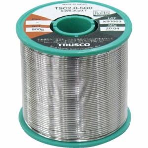 【SALE価格】TRUSCO 鉛フリーはんだ(配管・配線用)Φ2.0-500G ( TSC2.0-500 ) トラスコ中山(株)｜orangetool
