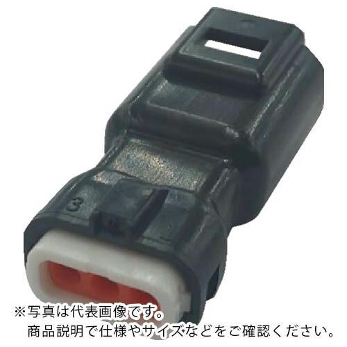 【SALE価格】TRUSCO 防水コネクタ プラグハウジング (10個入)芯数3 被覆外径φ1.0~...