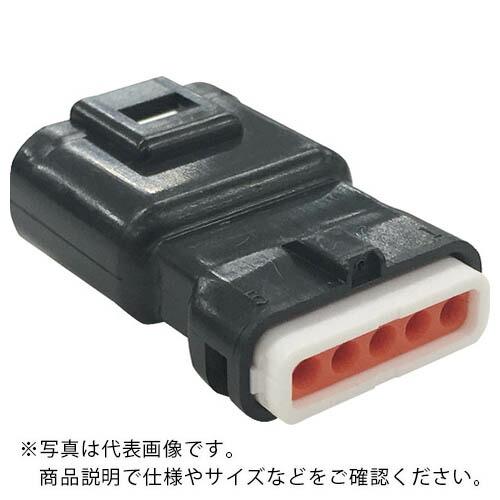 【SALE価格】TRUSCO 防水コネクタ プラグハウジング (10個入)芯数5 被覆外径φ1.0~...