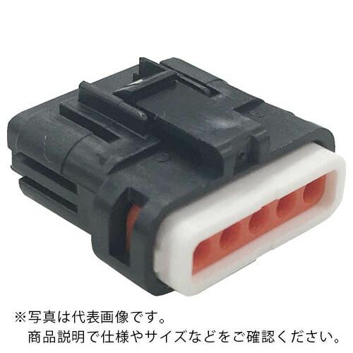 【SALE価格】TRUSCO 防水コネクタ ソケットハウジング (10個入)芯数5 被覆外径φ1.0...