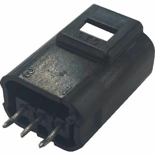 【SALE価格】TRUSCO 防水コネクタ ハウジング 基板タイプ(10個入)芯数3 黒 ( P-C...