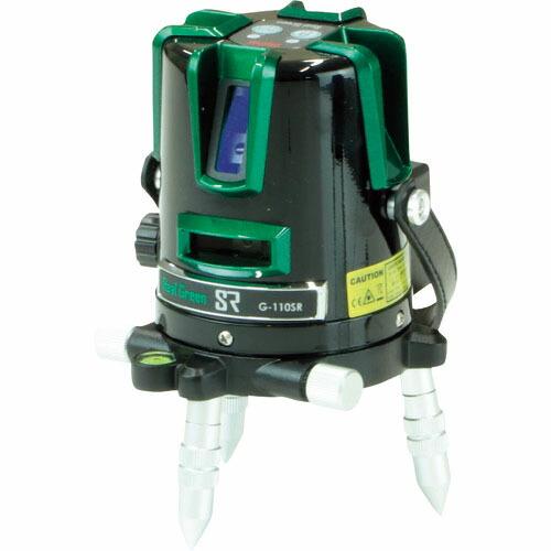 【SALE価格】MYZOX リアルグリーンレーザー墨出器 受光器三脚セット&lt;G-110SR&gt; ( 2...