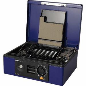【SALE価格】カール 手提げ金庫 キャッシュボックス  ブルー A4サイズ ( CB-8770 )｜orangetool