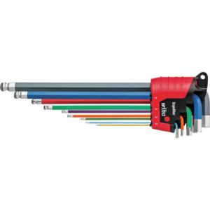 【SALE価格】wiha マジックリング付 蛍光色BP六角レンチセット9本組 ( 369RE9F ) wiha社｜orangetool