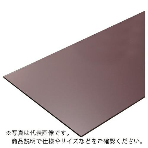 TRUSCO ポリカーボネート平板450mm 600mm 厚み2mm ブラウンスモーク ( PCB2...