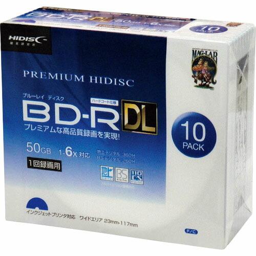 【SALE価格】ハイディスク BD-RDL 10枚パック ( HDVBR50RP10SC )