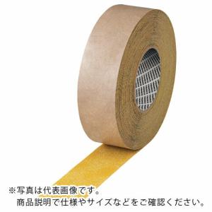 TRUSCO ノンスリップテープ屋内外用 平滑面強粘着タイプ 50mmX5m 黄色 お纏め12巻入 ( KNSP50X5-12Y )｜orangetool