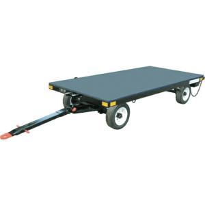 ダンディ 産業用多輌連結トレーラー 4輪ナックル式片牽引型(同一軌跡内輪差無し) 1500kg  ( TS015A-K4 ) 花岡車輛(株) (メーカー取寄)｜orangetool