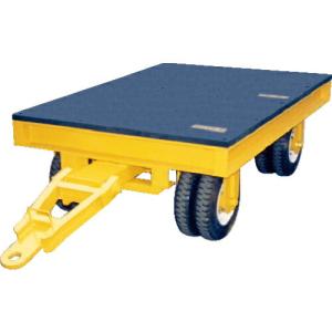 ダンディ 産業用多輌連結トレーラー 2輪ナックル式片牽引型(内輪差有り) 1500kg  ( TS015C-K2 ) 花岡車輛(株) (メーカー取寄)｜orangetool