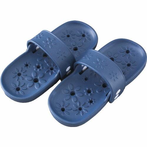 【SALE価格】ミツギロン 両履きサンダル フルール インディゴブルー  ( BT-28-IB )