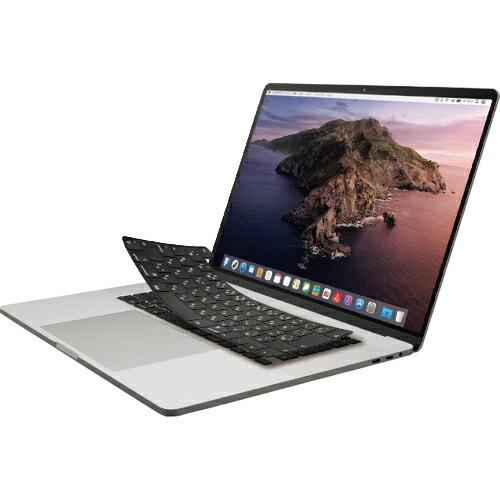ELECOM キーボードカバー シリコン MacBook Pro 16inch ブラック ( PKS...