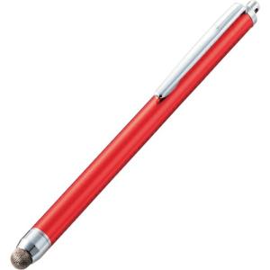 ELECOM スタンダード導電繊維タッチペン レッド ( P-TPS03RD )｜orangetool