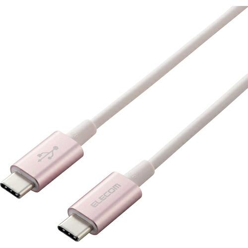 ELECOM USBケーブル USB(C-C) 準高耐久 PD対応 認証品 1.0m ピンク ( M...