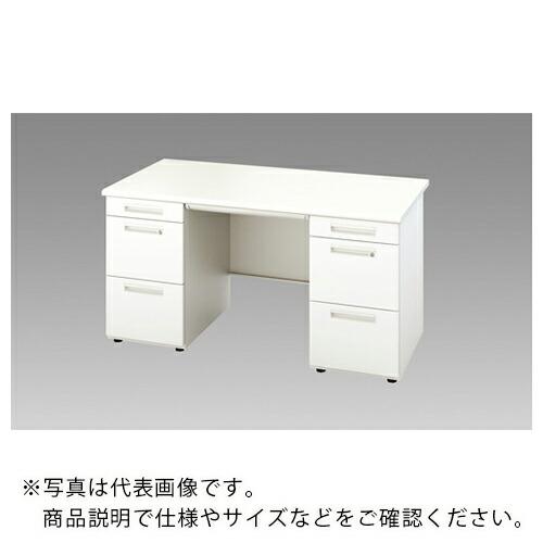 NAIKI 両袖デスク XEDH型/本体:クリアーホワイト 天板:ホワイト/W1500×D700×H...