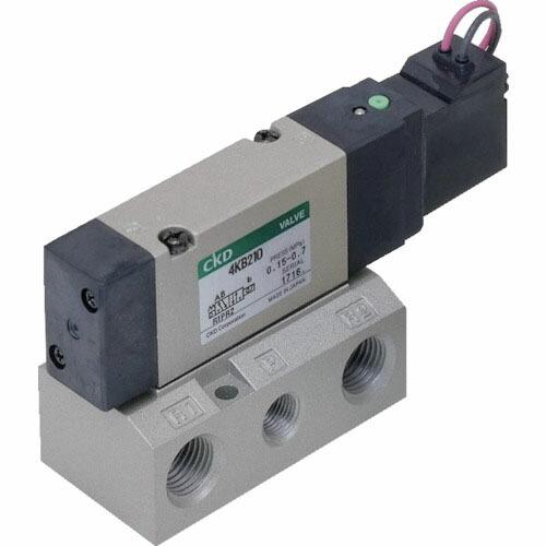 【SALE価格】CKD 電磁弁 パイロット式5ポート弁セレックスバルブ 4Kシリーズ 2.7C Rc...