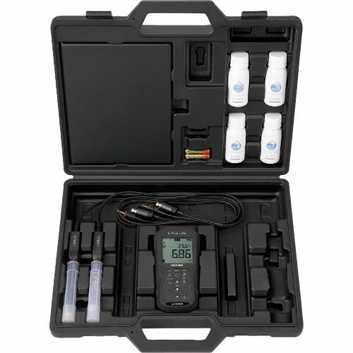 【SALE価格】堀場 フィールド型ポータブル水質計 PH・電気伝導率電極セット D-210PC-S ...