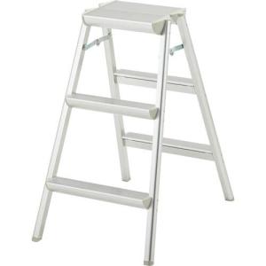 【SALE価格】ハセガワ 天板幅広アルミ踏台 SEW型 3段 ( SEW-8A ) 長谷川工業(株)｜orangetool