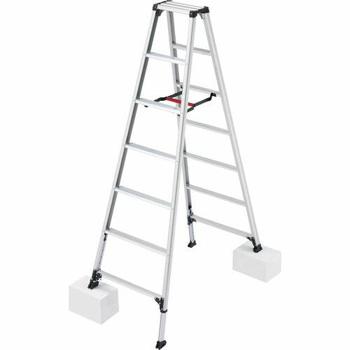 ハセガワ 専用脚立 脚軽 RZS 7段(脚部伸縮式) ( RZS-21A ) 長谷川工業(株)