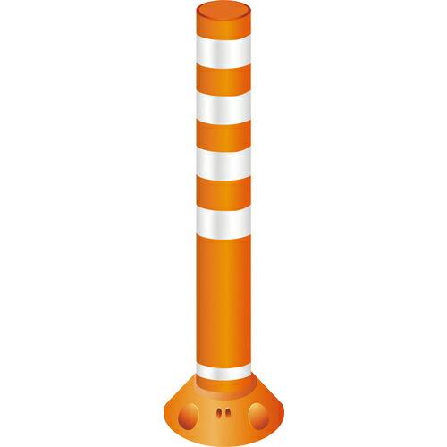 グリーンクロス ラウンドポスト200台座接着固定 RP1000 オレンジ ( 6300004019 ...