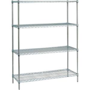 ERECTA エレクターシェルフ スーパーシリーズ 間口910x奥行613x高さ1892mm Pポール 4段 ( LS910P1900-4 ) エレクター(株) (メーカー取寄)｜orangetool