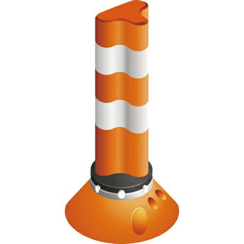 グリーンクロス ポストフレックス スタンダードLEDタイプ PF-L400 オレンジ ( 63000...