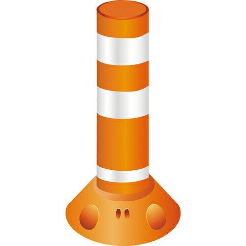 グリーンクロス ラウンドポスト 200台座 接着固定 RP400 オレンジ ( 6300004016...