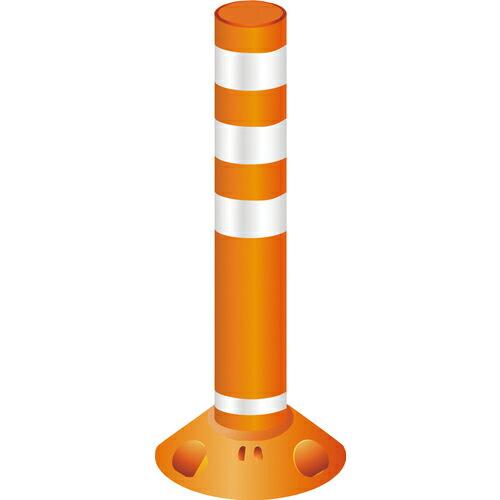 グリーンクロス ラウンドポスト250台座 接着固定 RP800-25 オレンジ ( 63000040...